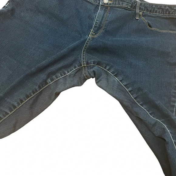 AVA & VIV Skinny Moudant Dark‎ Wash Jeans Size 20W - Picture 4 of 6